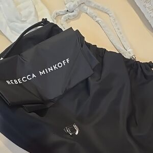 Rebecca Minkoff Black Drawstring Backpack